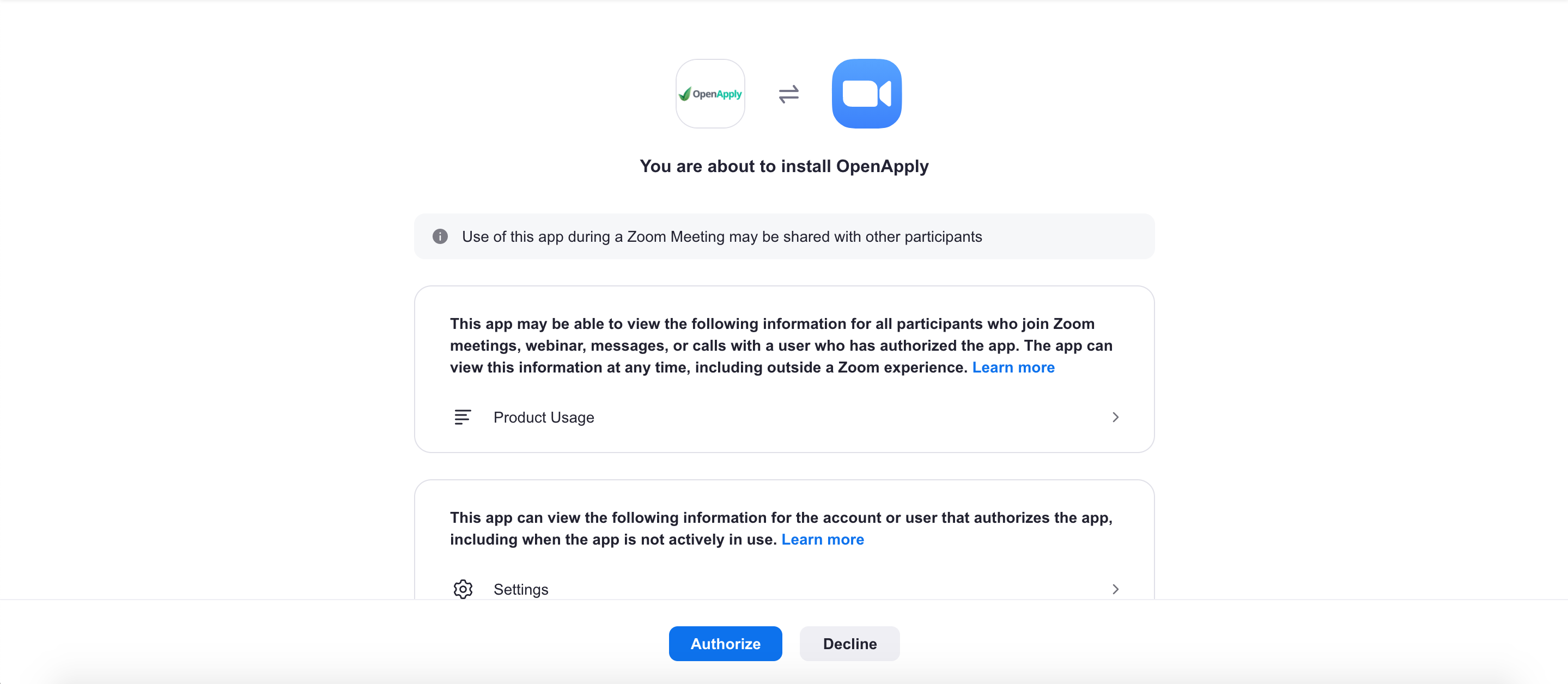 选择“与 Zoom 配对”后打开的 Zoom 登录窗口